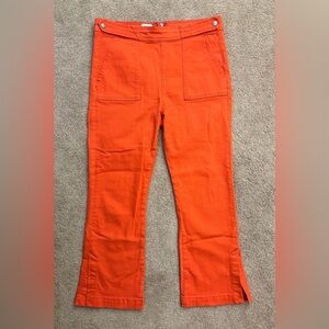 Urban Outfitters BDG Orange High-Rise Zipper Pants